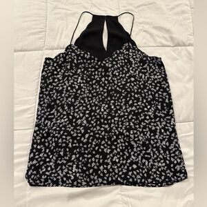 J.Crew - Women’s Swing Tank Top - Medium - Black floral